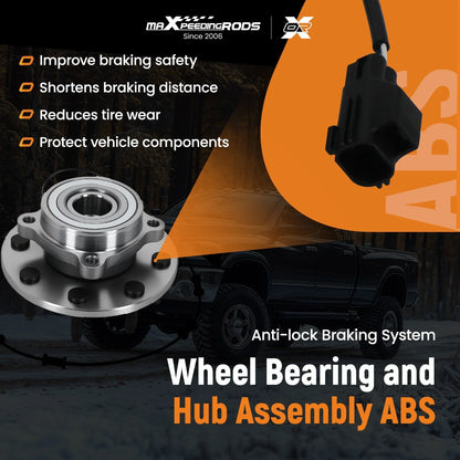 HA590032 Front Wheel Hubs for Dodge Ram 2500/3500 2003-2005 - Set of 2
