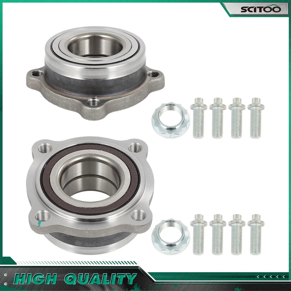 Rear Wheel Hub Bearing Assembly - 2X for X3 (2013-2017) & X4 (2015-2018)