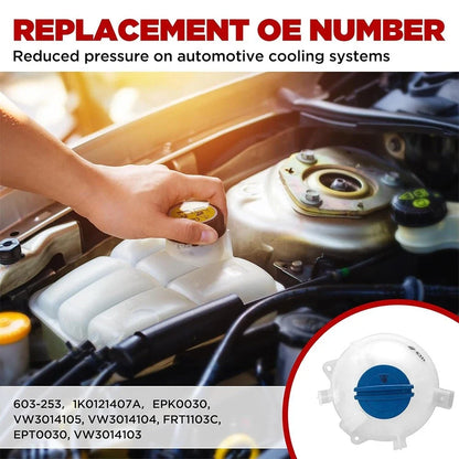 Coolant Reservoir & Cap for Bora 2.5L, VW Jetta 1.8L (2005–2018)