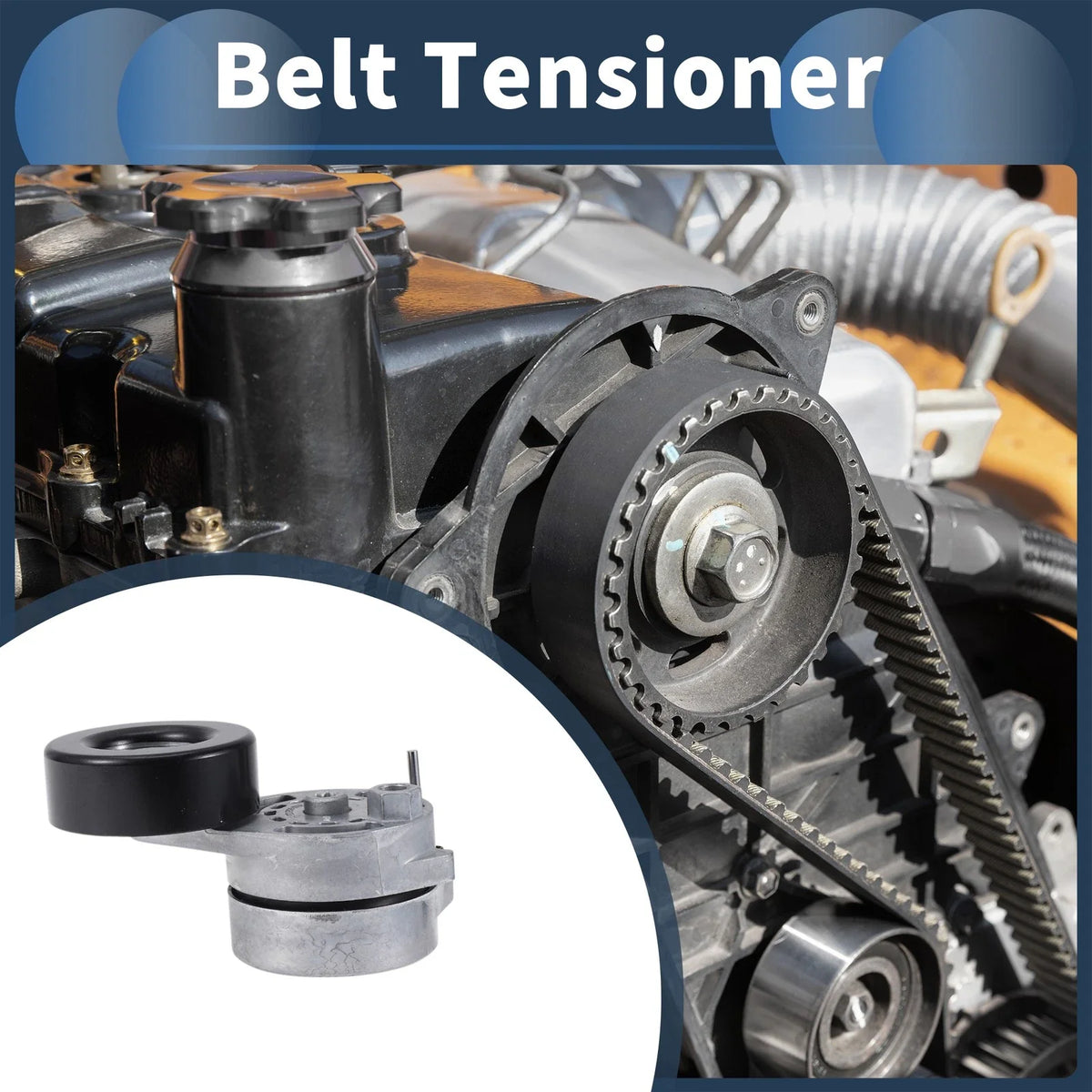 Belt Tensioner for Audi A6 (2004–2011) No. 06E903133B Metal