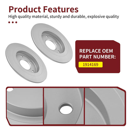 2X Rear Brake Rotors for RZR Pro S 4 & Turbo R 4 (2023–2024)