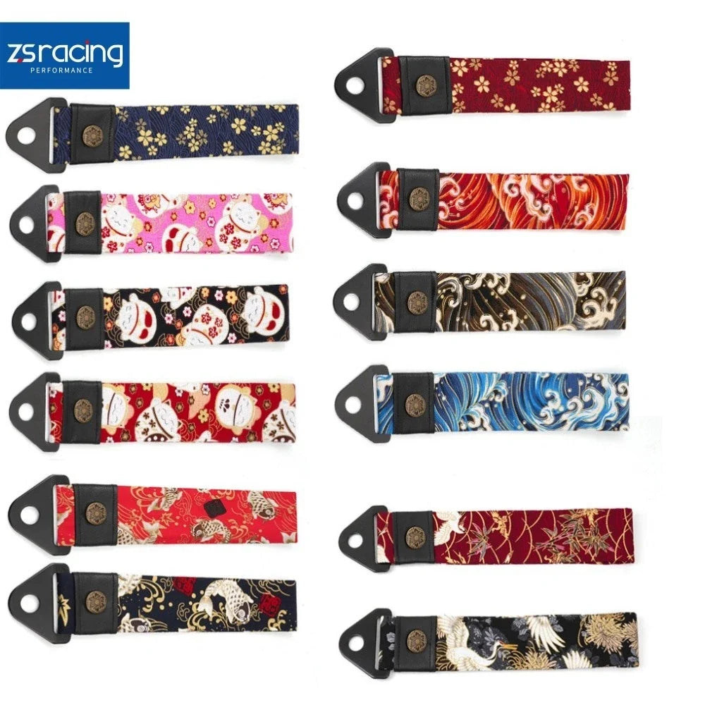 Sports Racing Tow Strap for Universal Front and Rear Bumper Hook