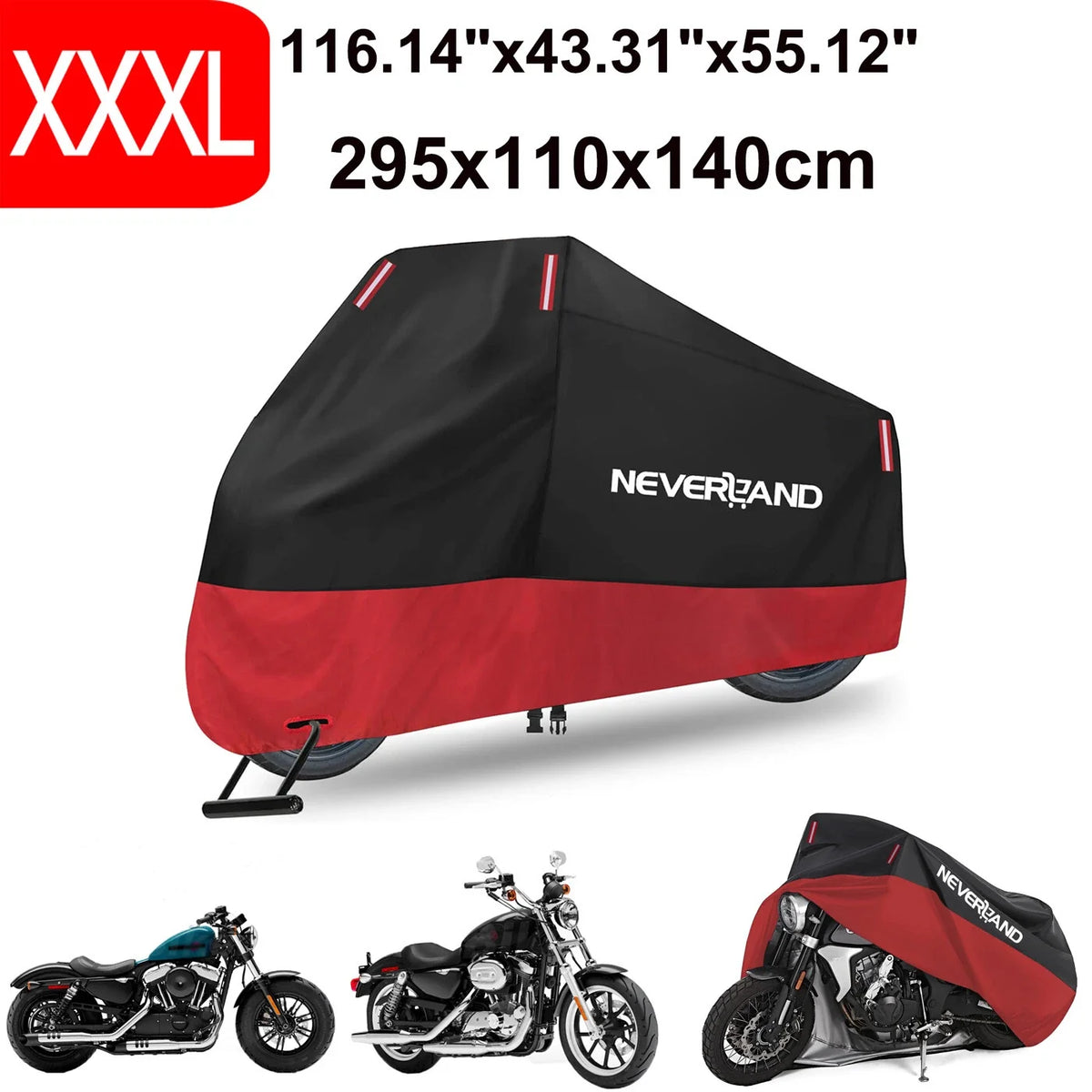 Motorcycle Cover 3XL Waterproof for Harley Davidson Heritage Softail