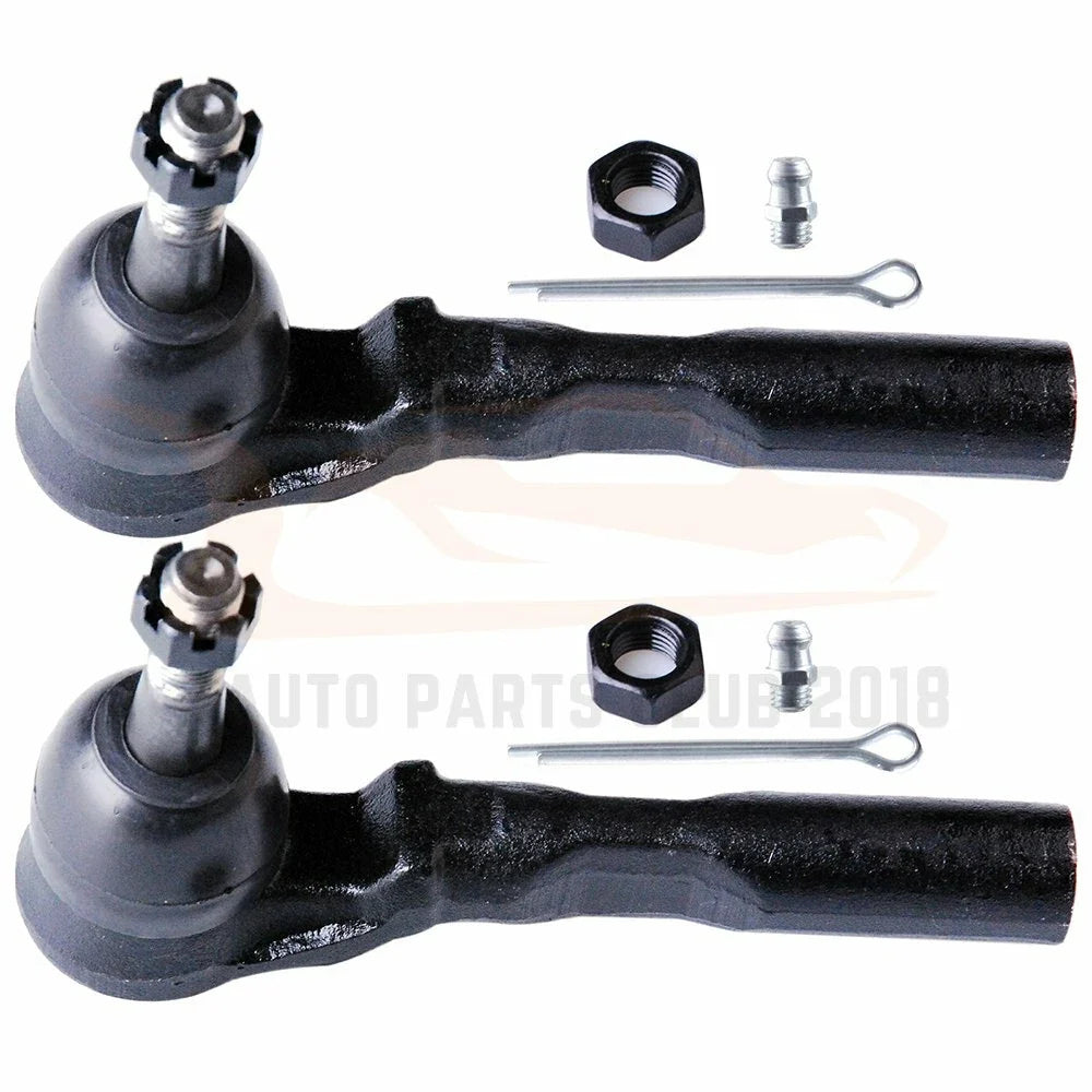 2X Front Outer Tie Rod Ends for Chevy Silverado Sierra 1500 (1999–2006)