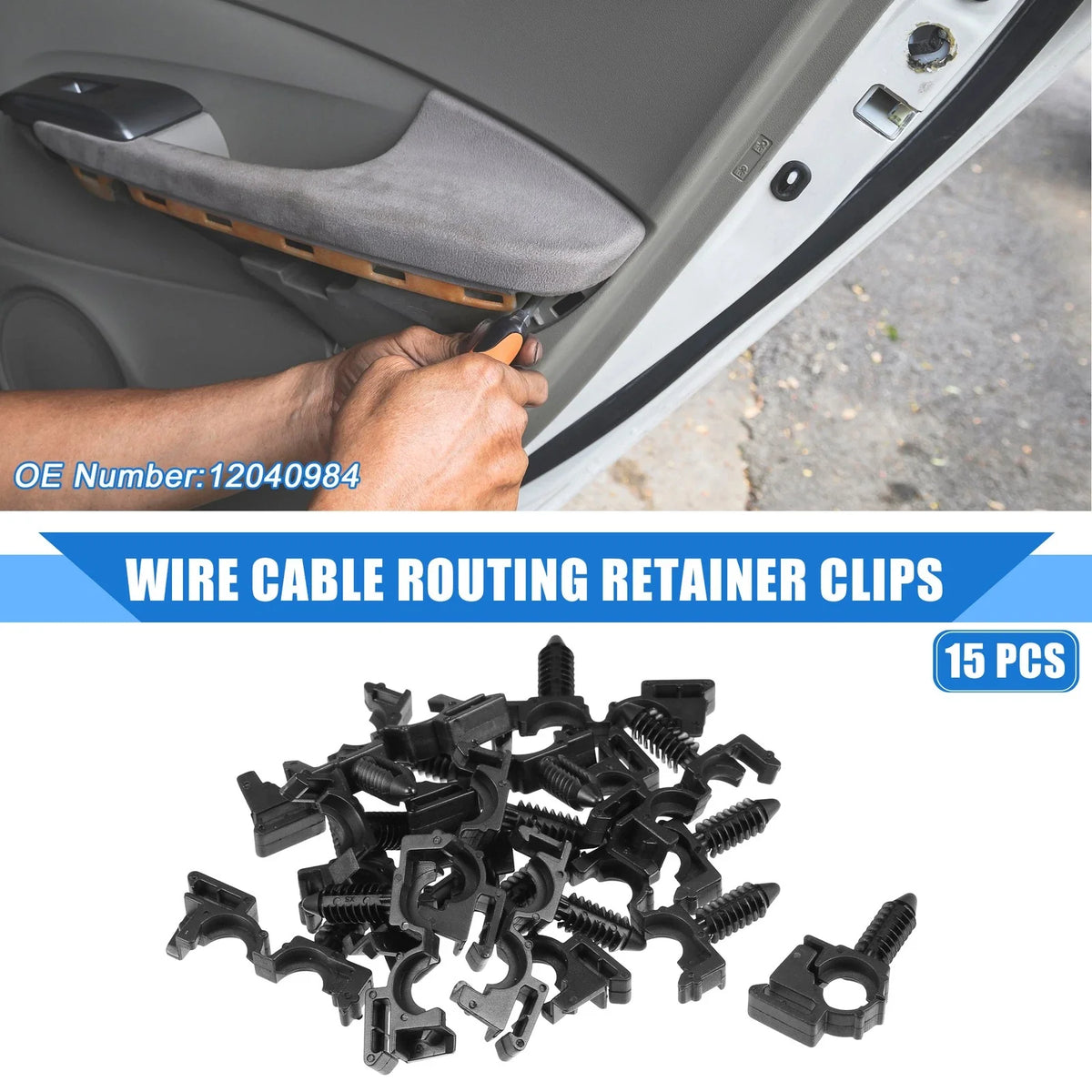15 Pcs Wire Cable Routing Retainer Clips for Buick Skylark (1992–1998)