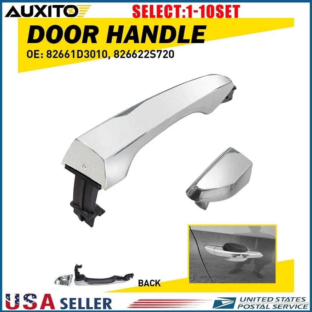 Front Right Chrome Door Handle Replacement for Hyundai Tucson 2016-2021
