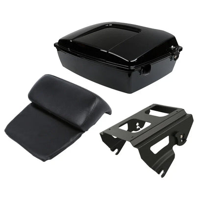 Chopped Trunk with Solo Mounting Rack for Harley Touring (2009-2013)