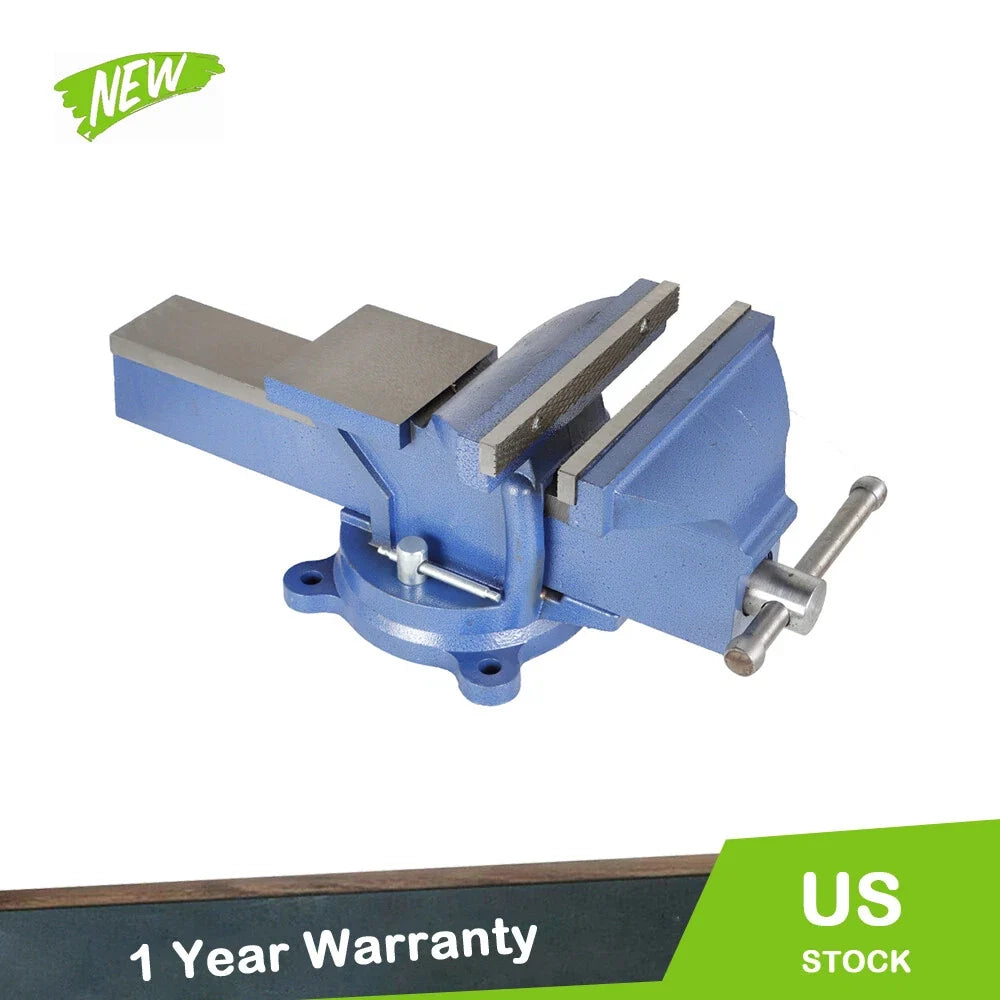 8" Multi-Purpose Rotating Bench Vise with 360 Degree Swivel Base
