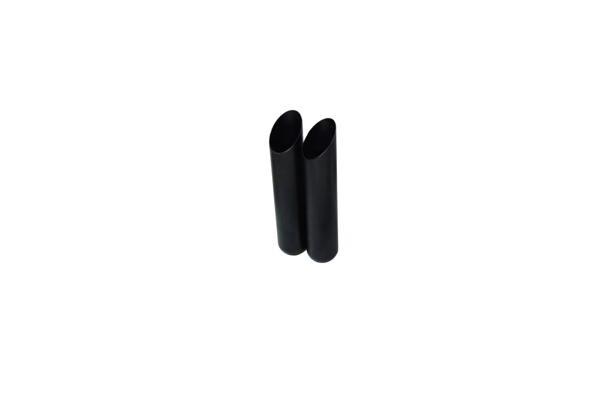 Dual Exhaust Kit for Chevy GMC 1500 (1996–1999) 2.5" Black Tips Corner Exit