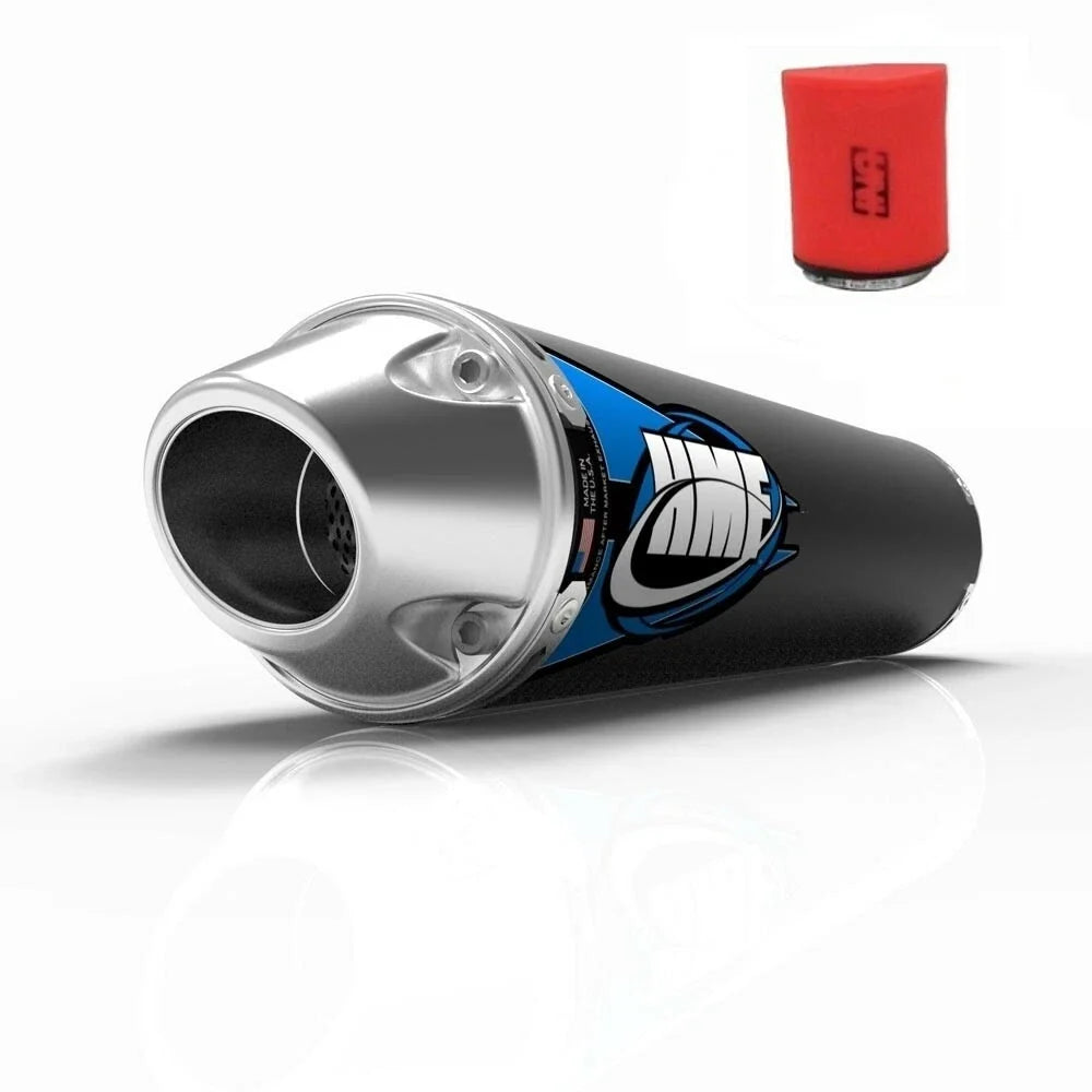 HMF Competition Slip On Exhaust + Uni Foam Filter for Yamaha Raptor 350 (2004–2013)