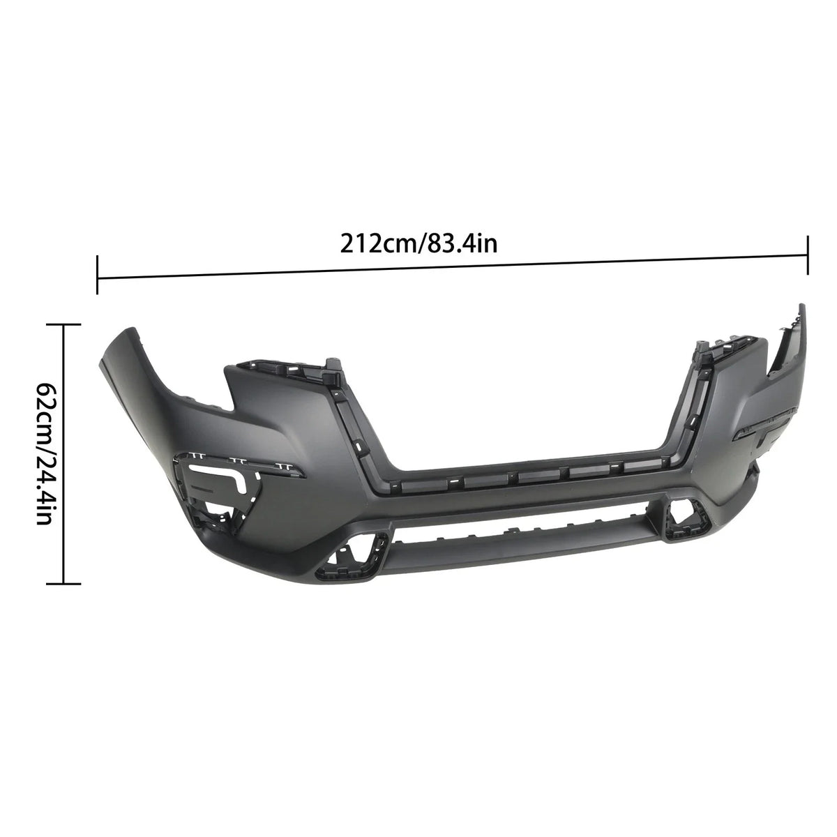 Plastic Primed Front Bumper Cover Fascia for Subaru Ascent (2023–2025)