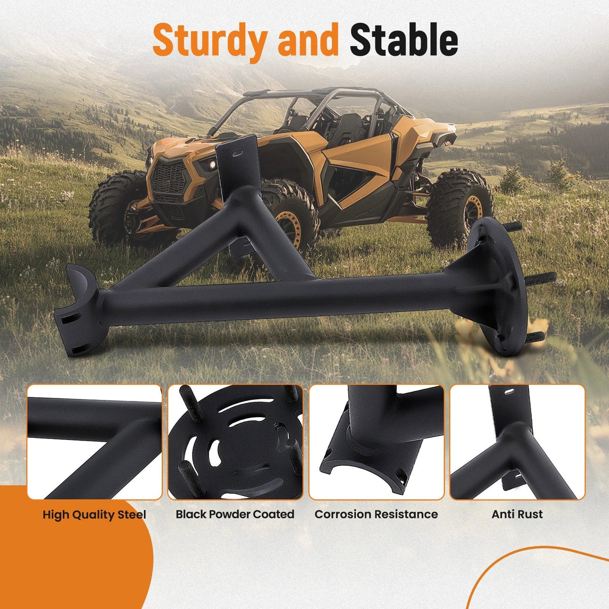 Tire Carrier Mount Rack for Can-Am Maverick X3 (2017-2024)