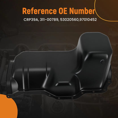 Engine Oil Pan for Dakota Cherokee Wrangler 2.5L (1996-2002)