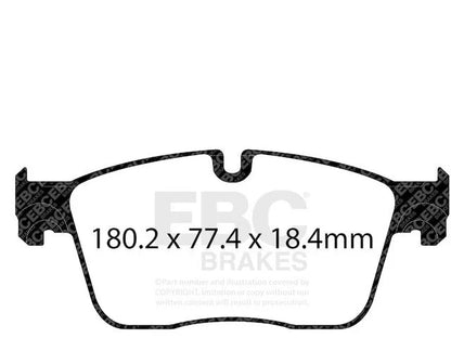 Front Brake Pads Set for Jaguar F-Pace 2017 to 2023 BH724DS