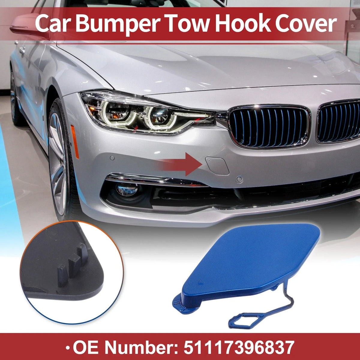 Front Tow Hook Cover for BMW 320i (2016–2018) No. 51117396837 Blue