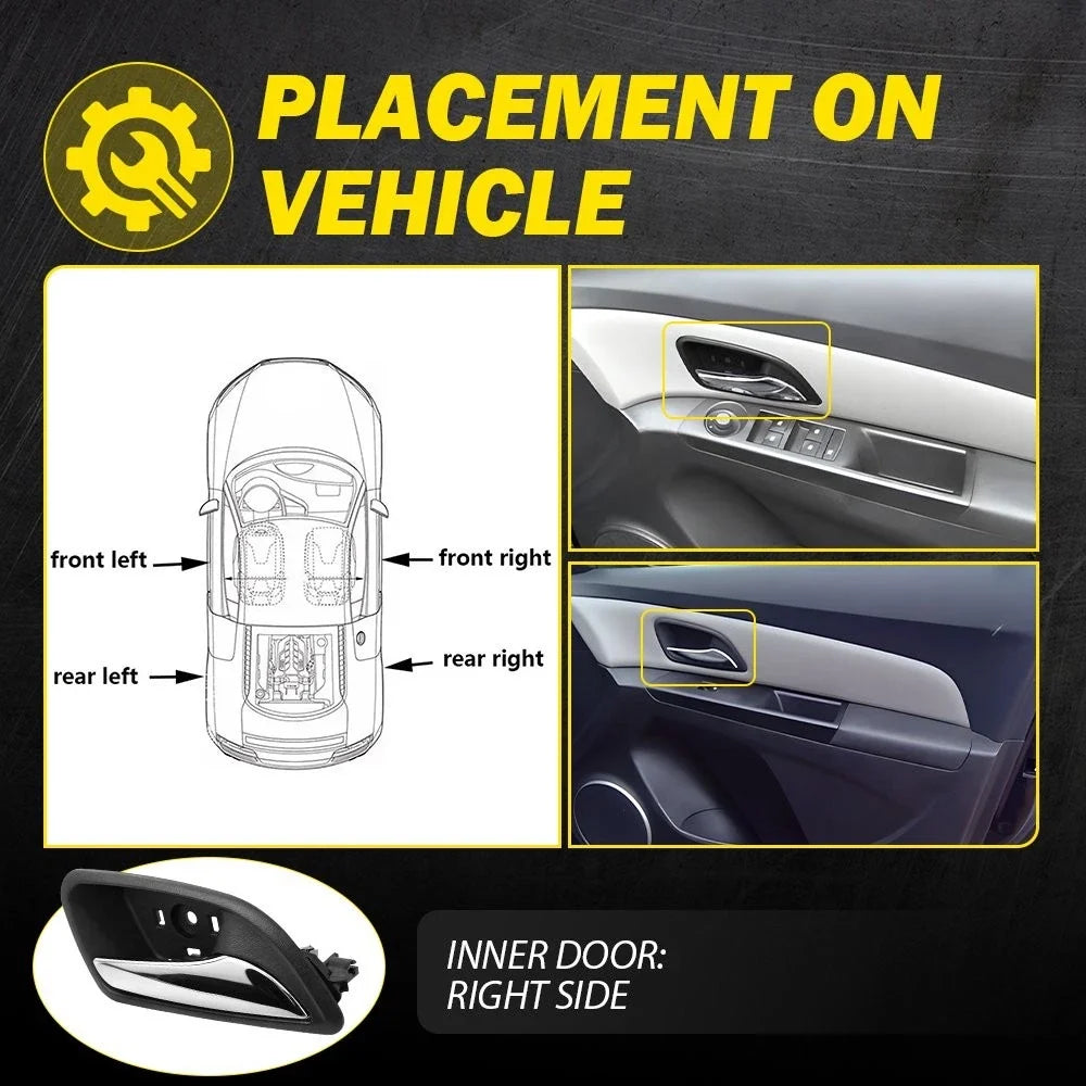 Interior Door Handle for Chevrolet Cruze (2011–2015) Right Side EXV