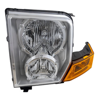 Driver Side Headlight for Jeep Commander (2006–2010) Halogen with Bulb