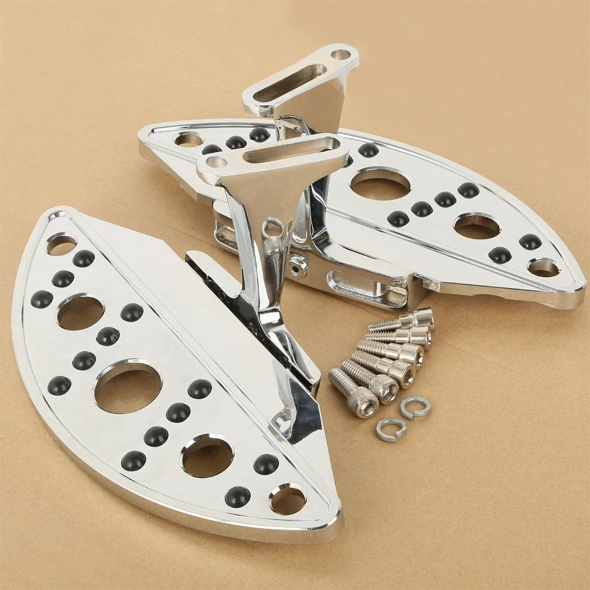 Semi-Circle Passenger Floorboard for Street Glide Harley (1980–2023)