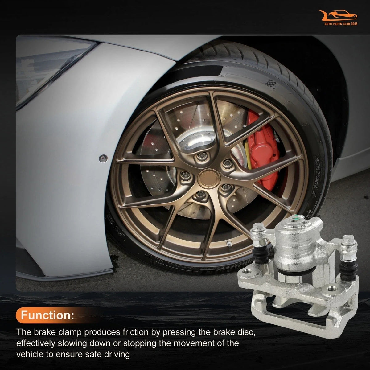 Rear Pair Brake Calipers w/ Bracket for Nissan Pathfinder (2005–2012)