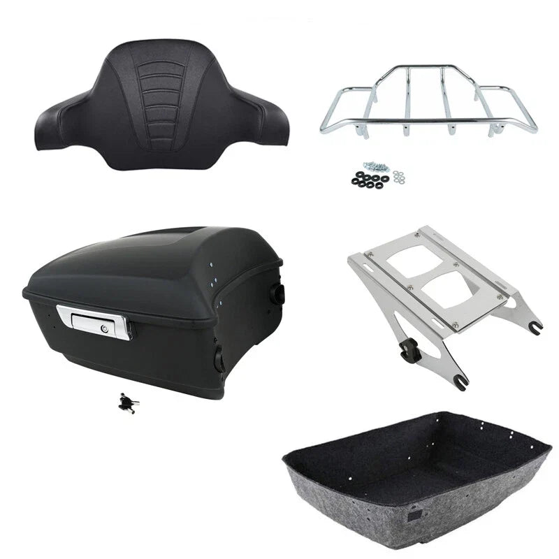 Matte King Backrest Mount for Harley Electra Glide Touring 2014-2026