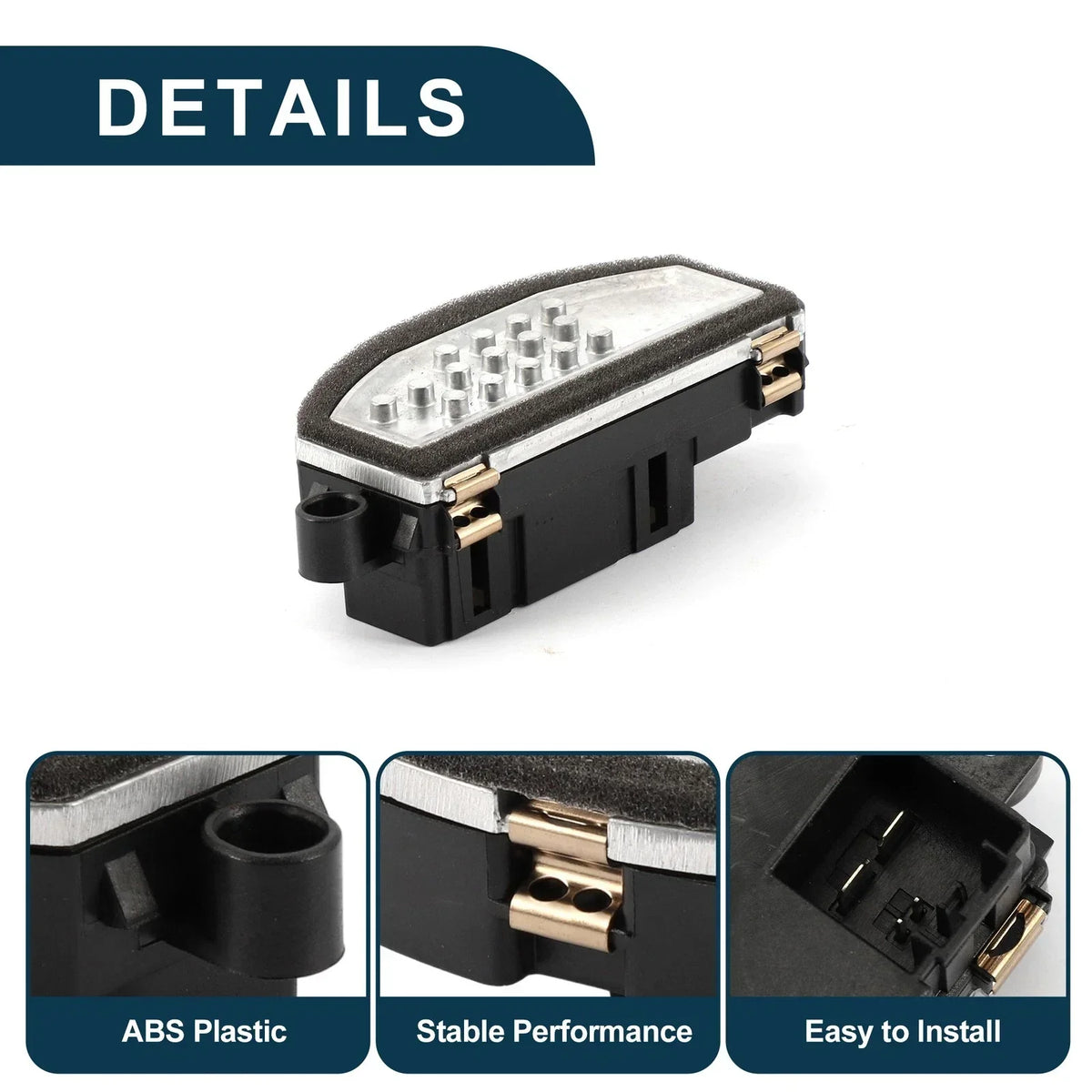 HVAC Blower Motor Resistor - Black for Chrysler 300 (2014-2017)