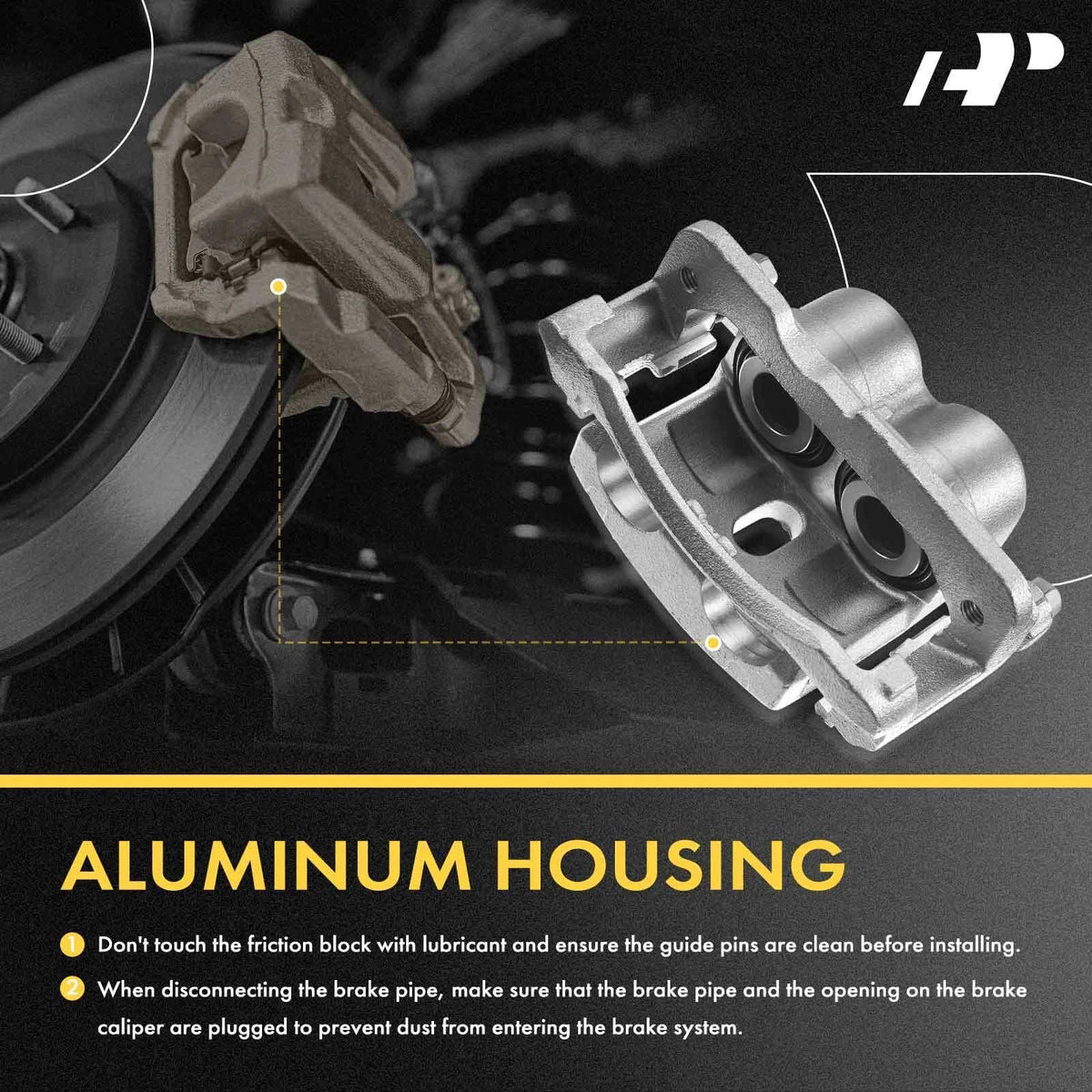Front Left Disc Brake Caliper Assembly for Nissan Pathfinder (1996-2004)