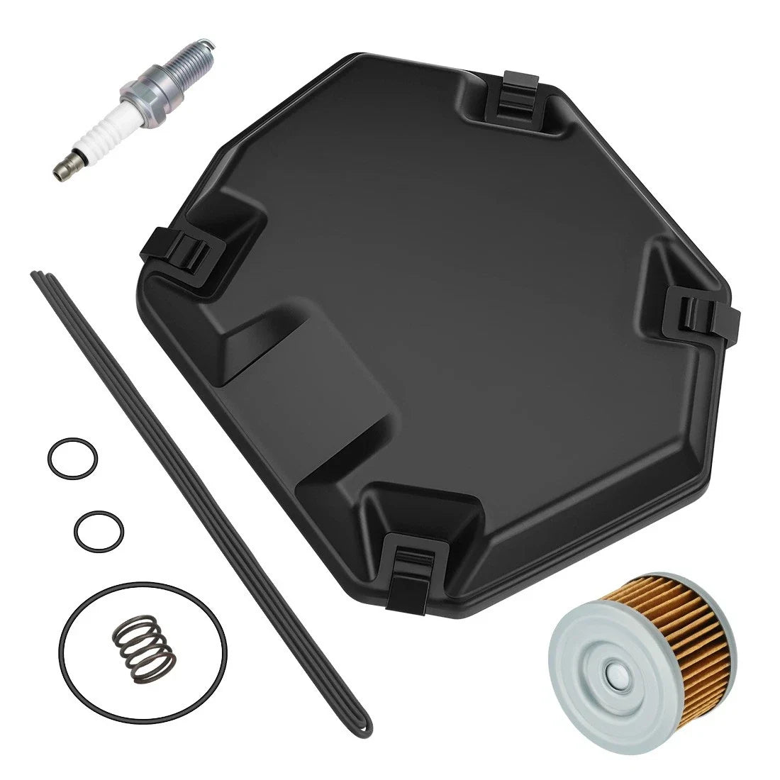 Air Box Lid Cover Cap Seal and Oil Filter for Honda Fourtrax 300 (1988–2000)