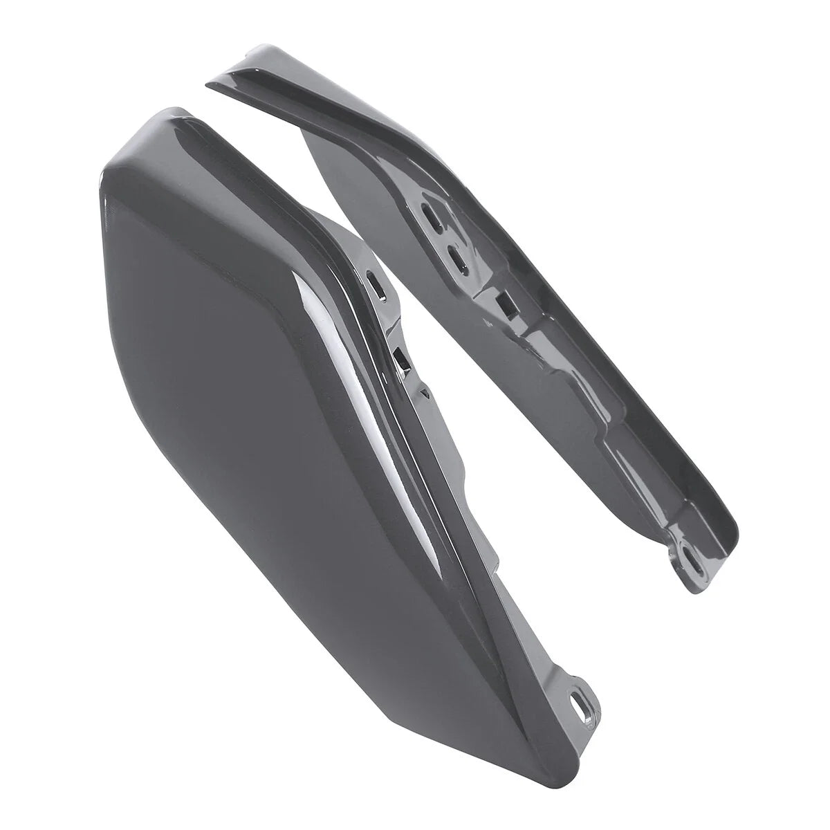 Mid Frame Air Deflectors in Gunship Gray for 2018 CVO Street Glide