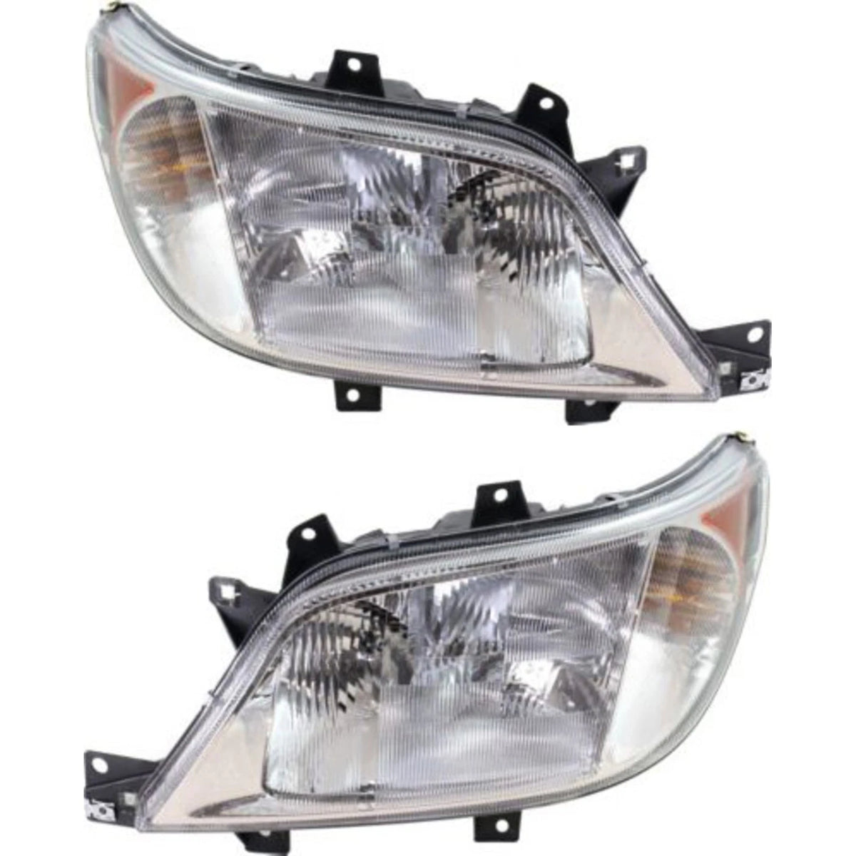Halogen Headlight Set for Dodge Sprinter 2500 (2003–2006) - Left & Right with Bulb