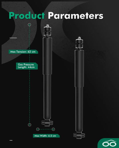 Rear Pair of Struts and Shocks for Lincoln Mercury Ford Crown Victoria 03-11