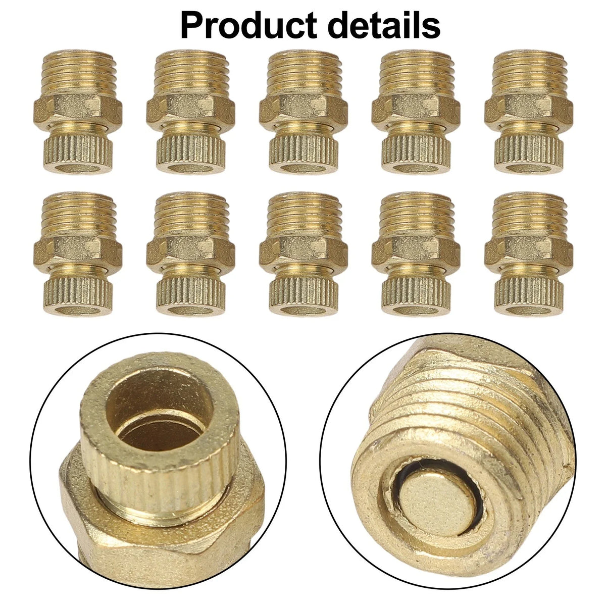 10PCS Brass Valves for Compressors