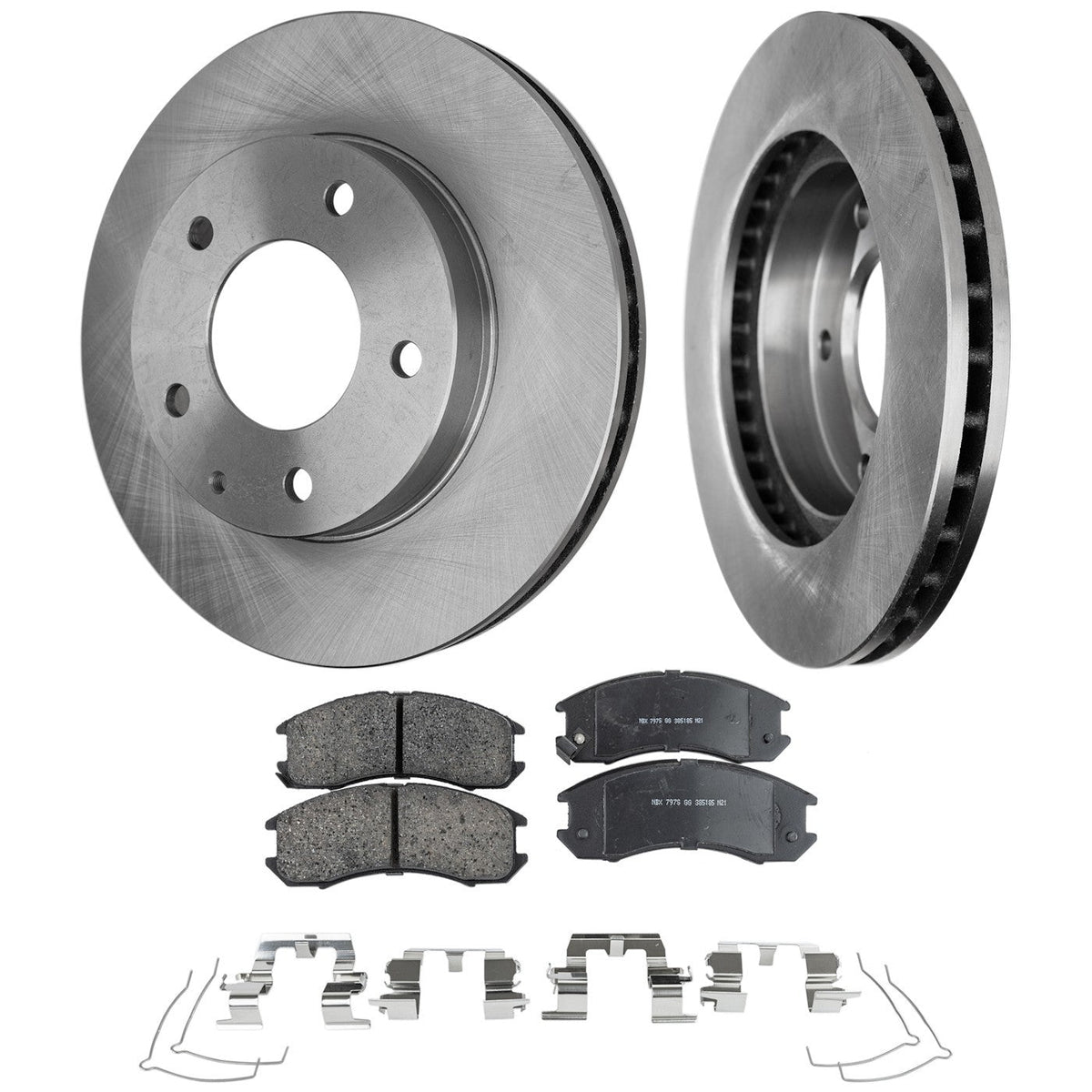 Front Brake Pads and Rotors Set for Mazda MX-6 (1996)