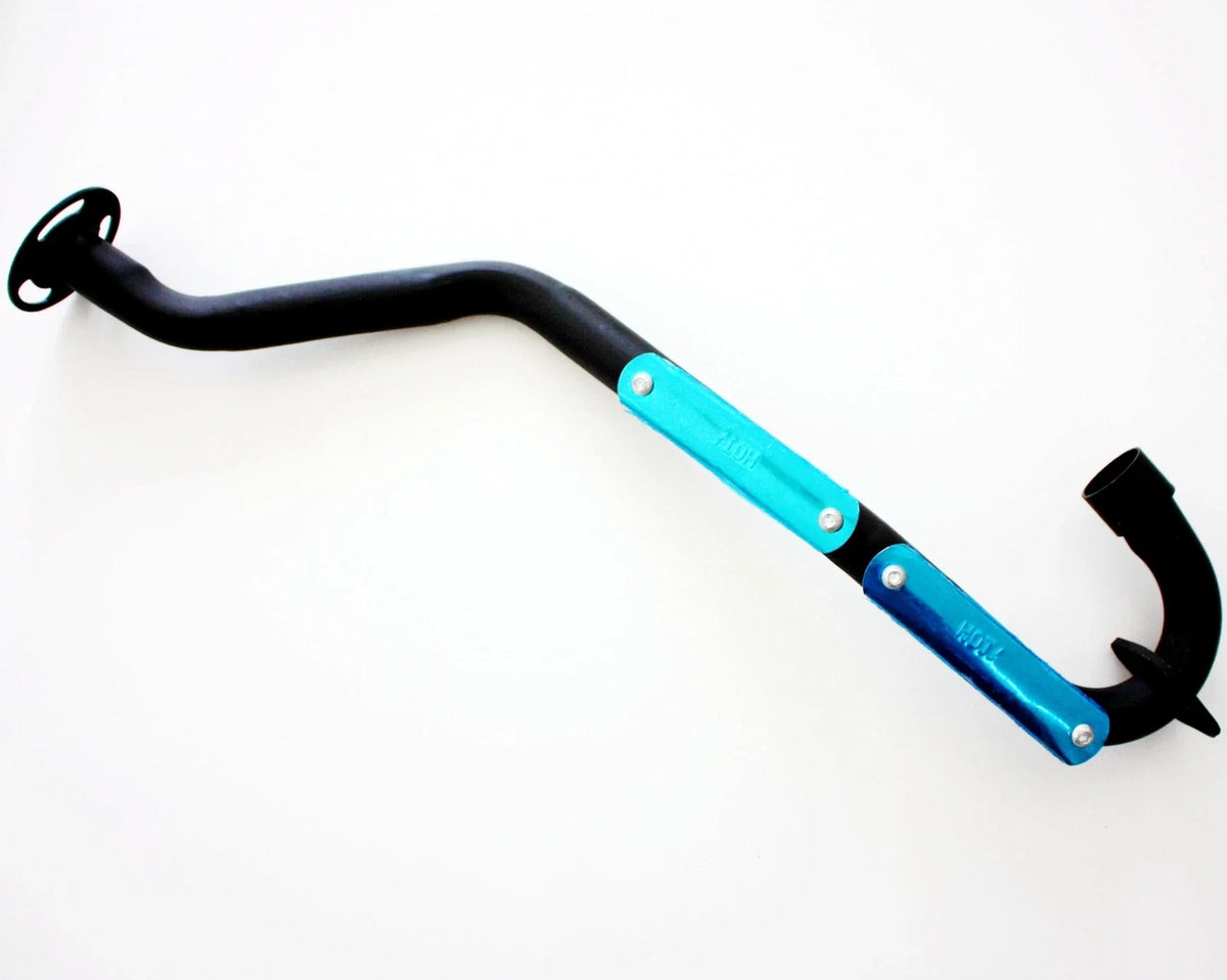 Exhaust Pipe + Silver Alloy Muffler for 150cc 200cc 250cc Quad ATV Buggy