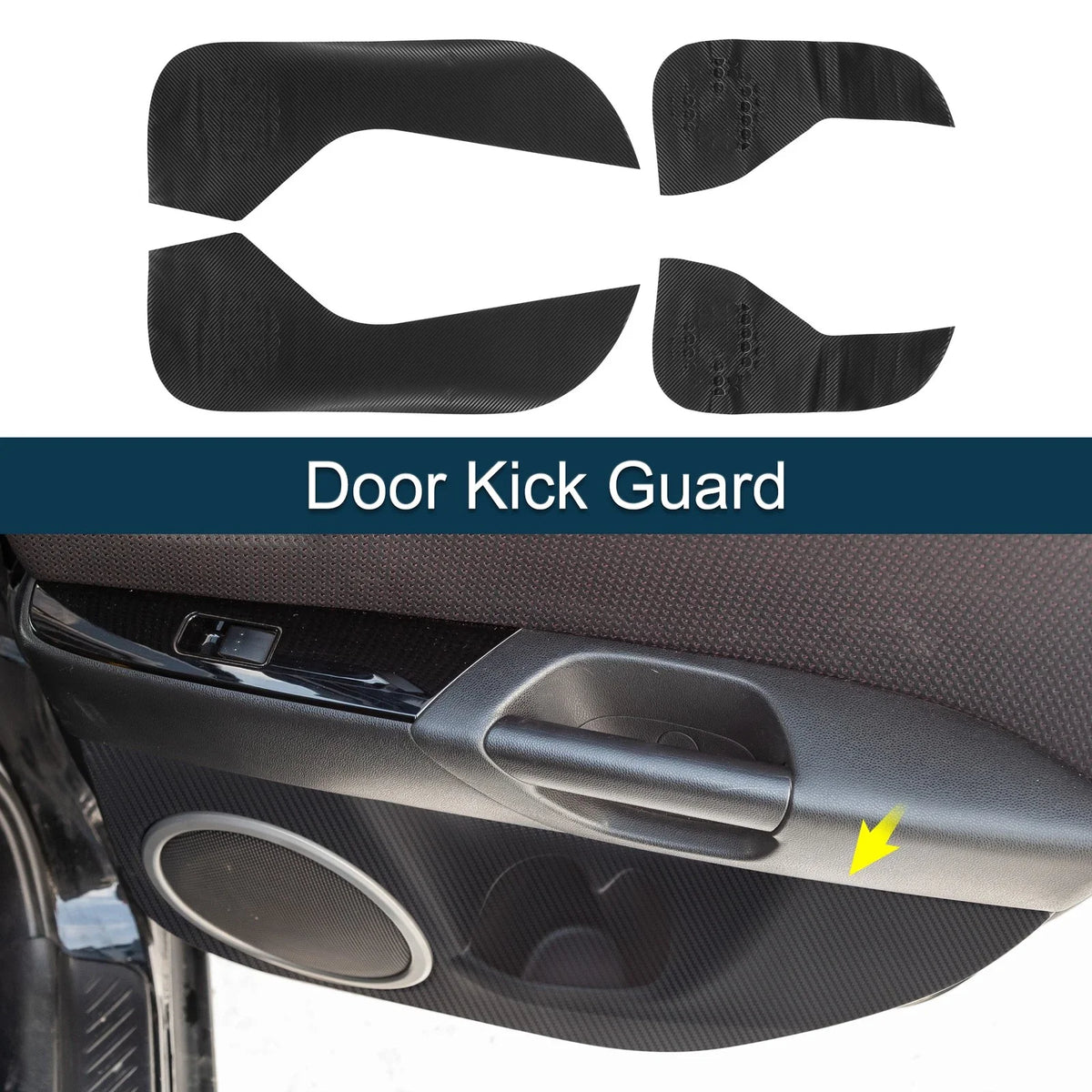 Set of 1 Door Kick Guard for Mazda CX-5 (2013–2016) Front Rear Driver Passenger