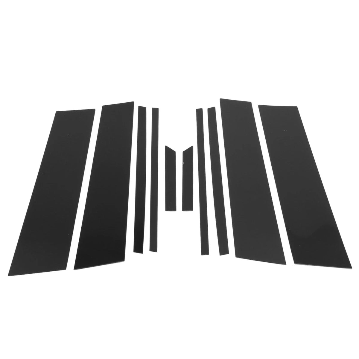 10 Pcs Window Trim Cover for Toyota RAV4 (2020–2021) Plastic Black