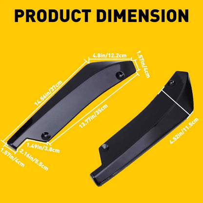 Carbon Fiber Rear Bumper Diffuser Splitter for Dodge Charger RT SRT (2015–2023)