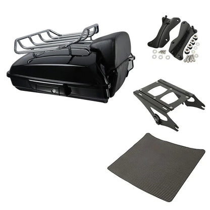Trunk Backrest Mount Rack Kit for Black Razor - Harley Touring 2014-2026