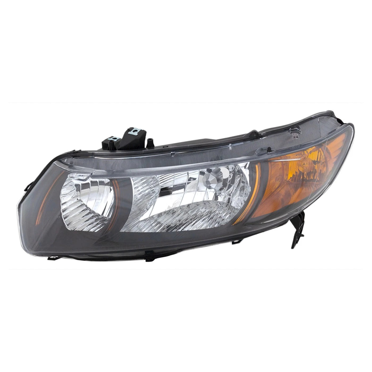 Headlight Kit for Honda Civic (2009) Driver Side Lens & Housing Halogen