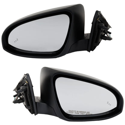 Set of 2 Heated Mirrors for Toyota Camry (2012–2014)