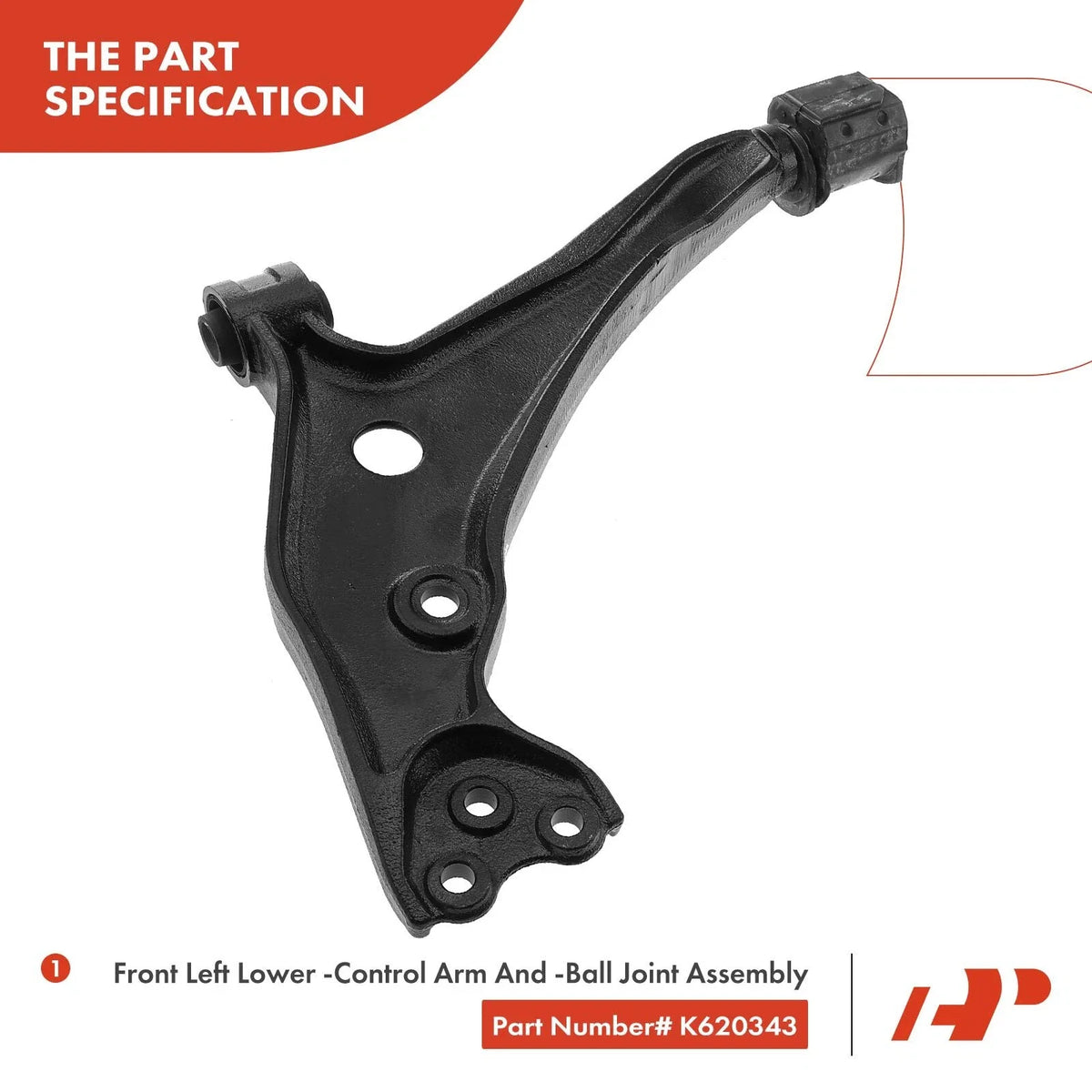 10x Control Arms with Ball Joints for Nissan Quest 1999 to 2002