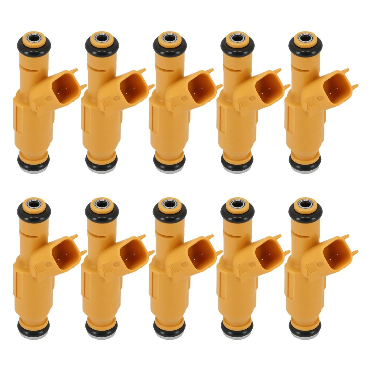 Set of 10 Front Fuel Injectors for 1999 Ford Super Duty V10 E350 F250 F350