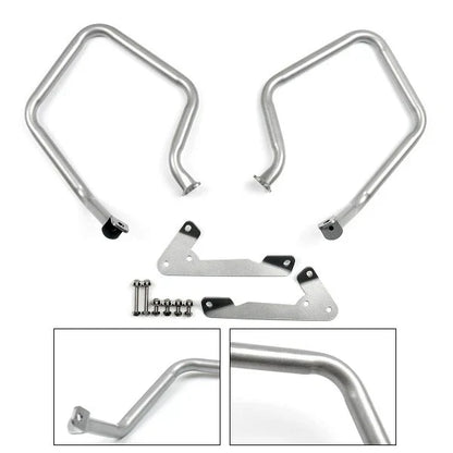 Silver Rear Crash Bars for R1200RT BMW (2014–2017)