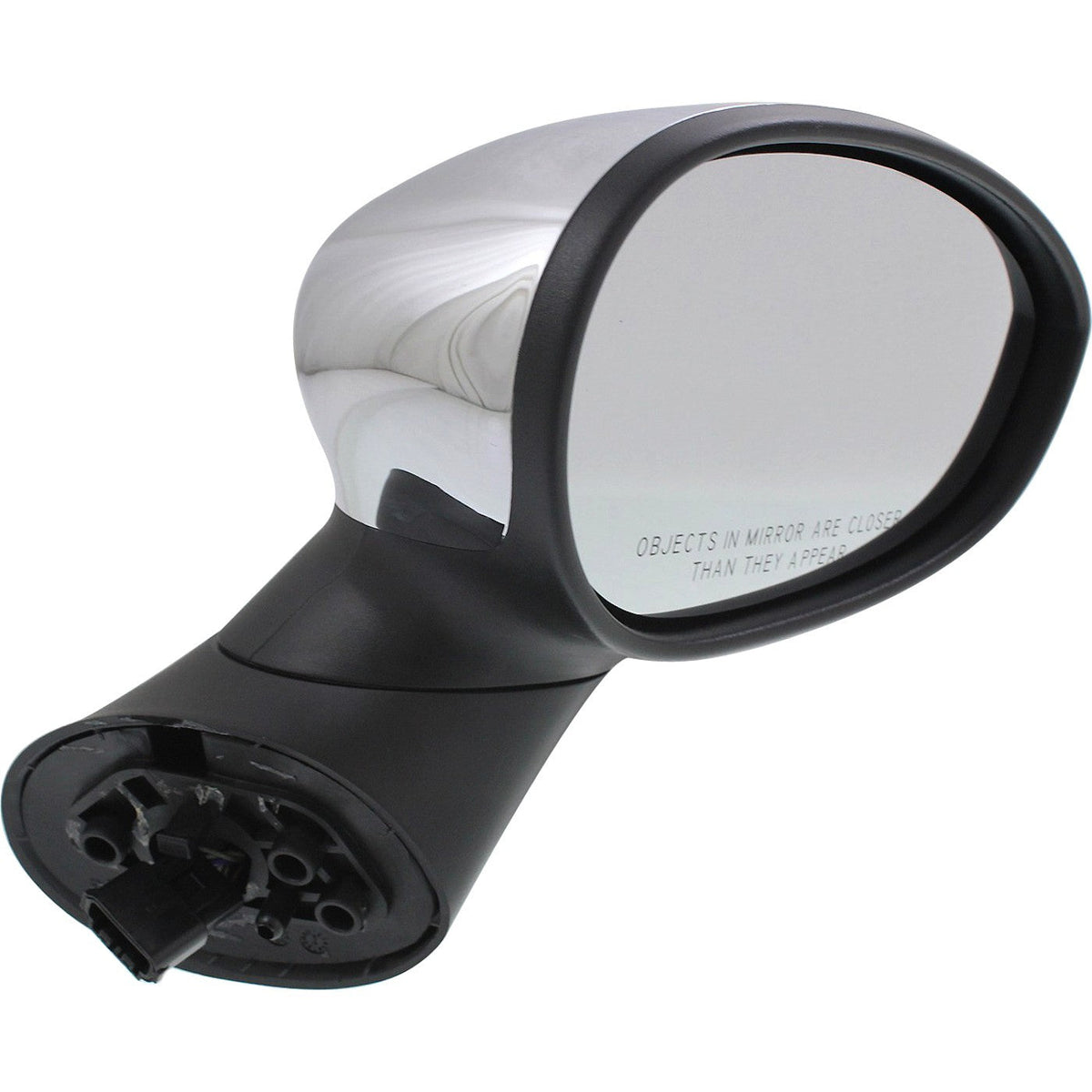 Power Mirror for Fiat 500 (2012–2018) Right Side Manual Fold Chrome