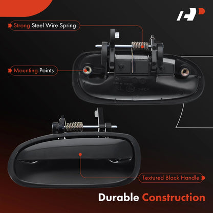 Rear Door Handle Pair for Honda Civic 1996–2000