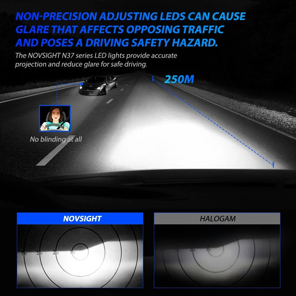 LED Headlight Bulbs Kit H11 6500K 120W for Toyota N70 Hilux