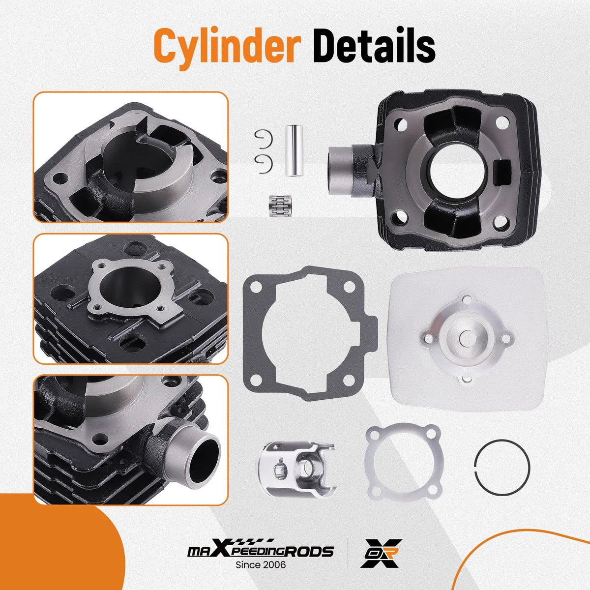 Engine Piston Cylinder Kit for KTM 50 SX / 50SX (2000–2023)