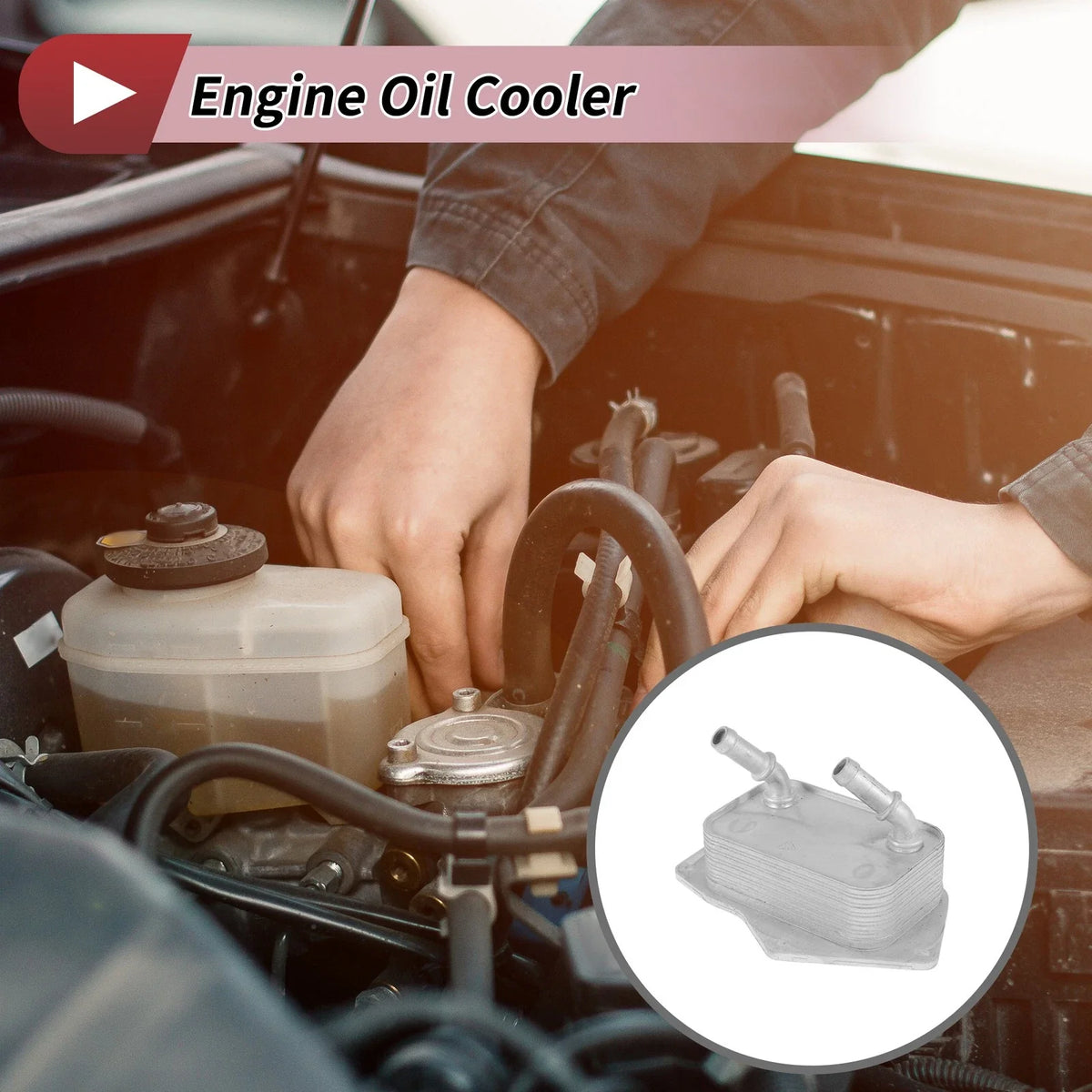 Engine Oil Cooler for Cadillac CT6 (2019–2022) No. 55497871