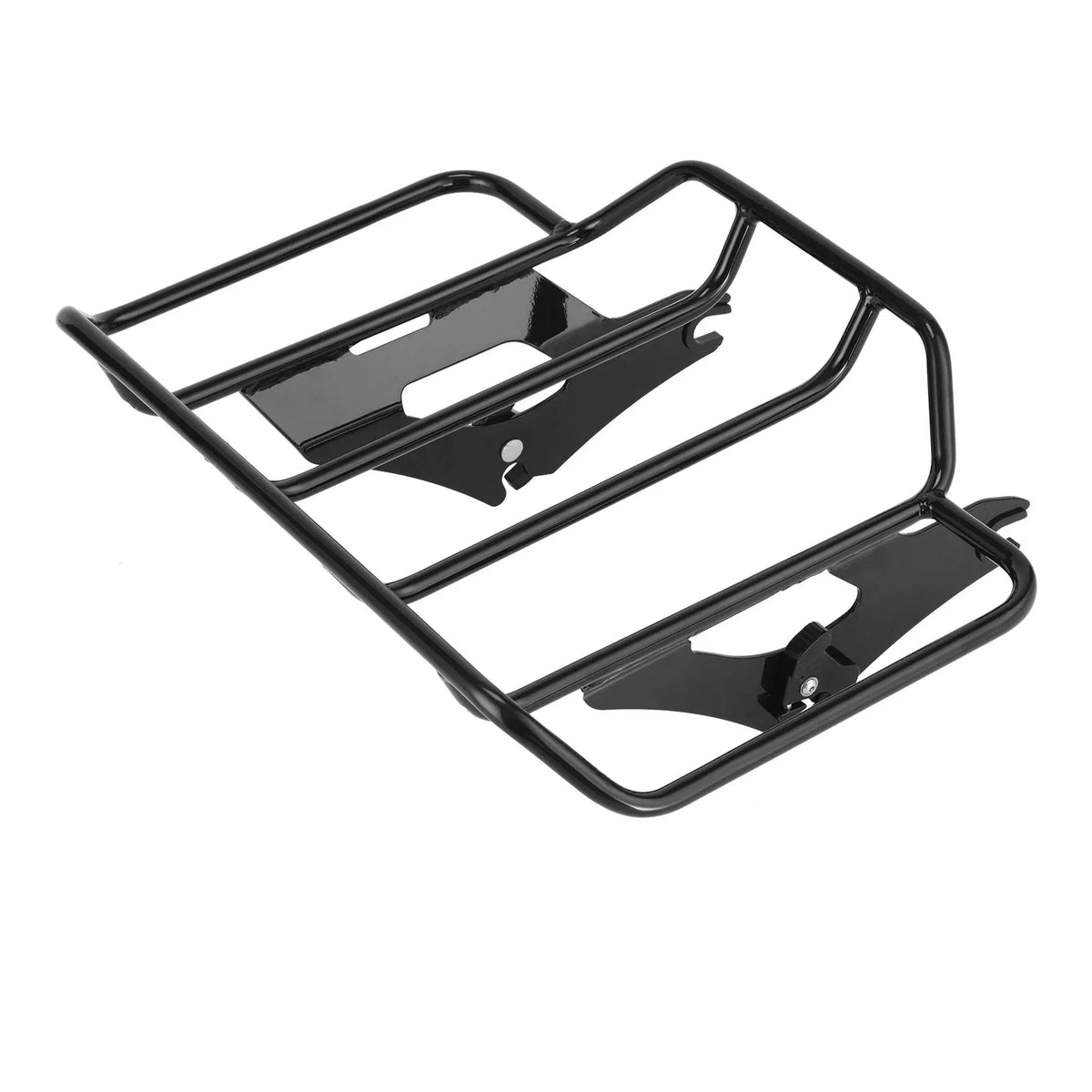 Black Luggage Rack Docking Hardware for Harley Electra Glide 14-25