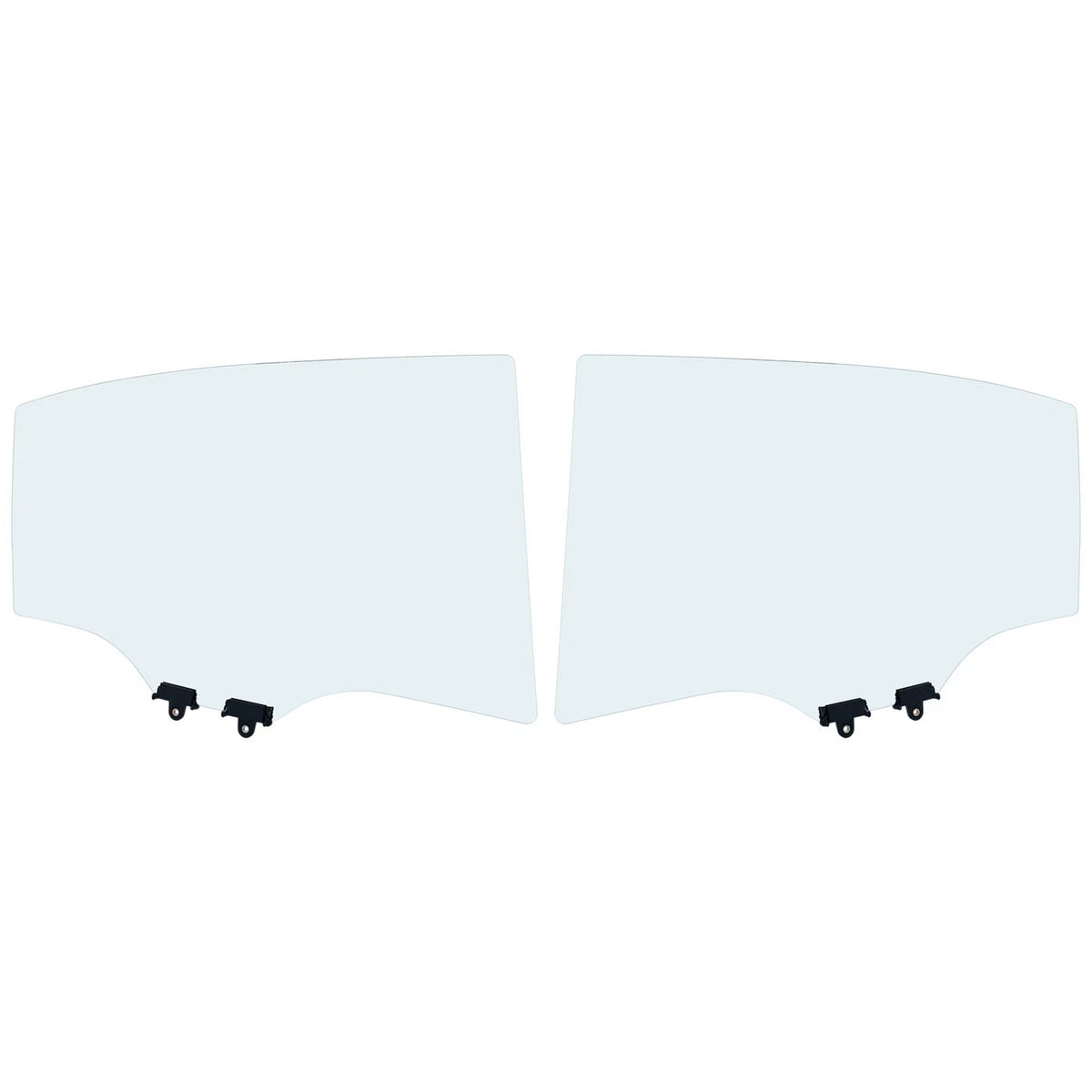Set of 2 Rear Door Glasses for Sedan (Left & Right)