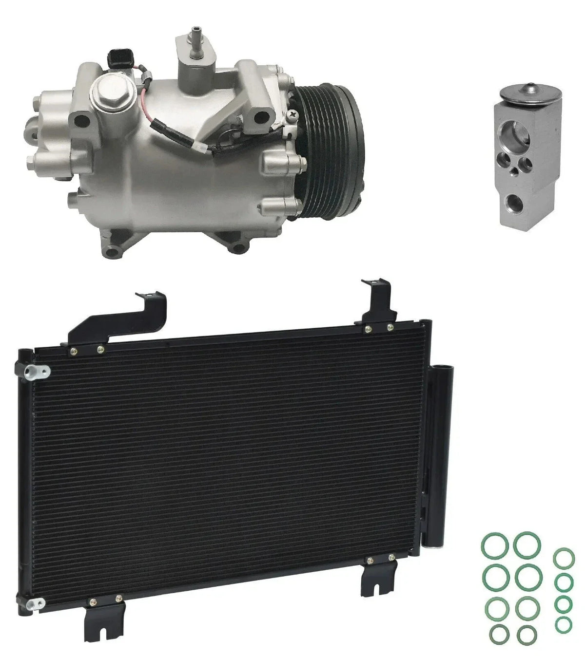 AC Compressor Kit With Condenser for Acura TSX 2.4L (2011–2014)